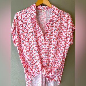 Jane + Delancey Pretty Floral Top NWOT